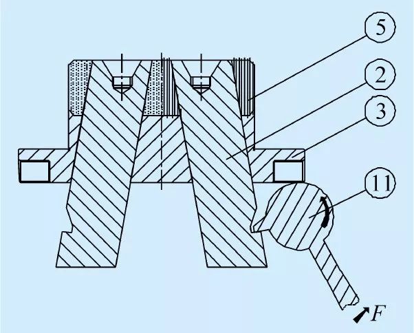 雙斜孔異形硬質(zhì)合金產(chǎn)品直接壓制成型模具的設計